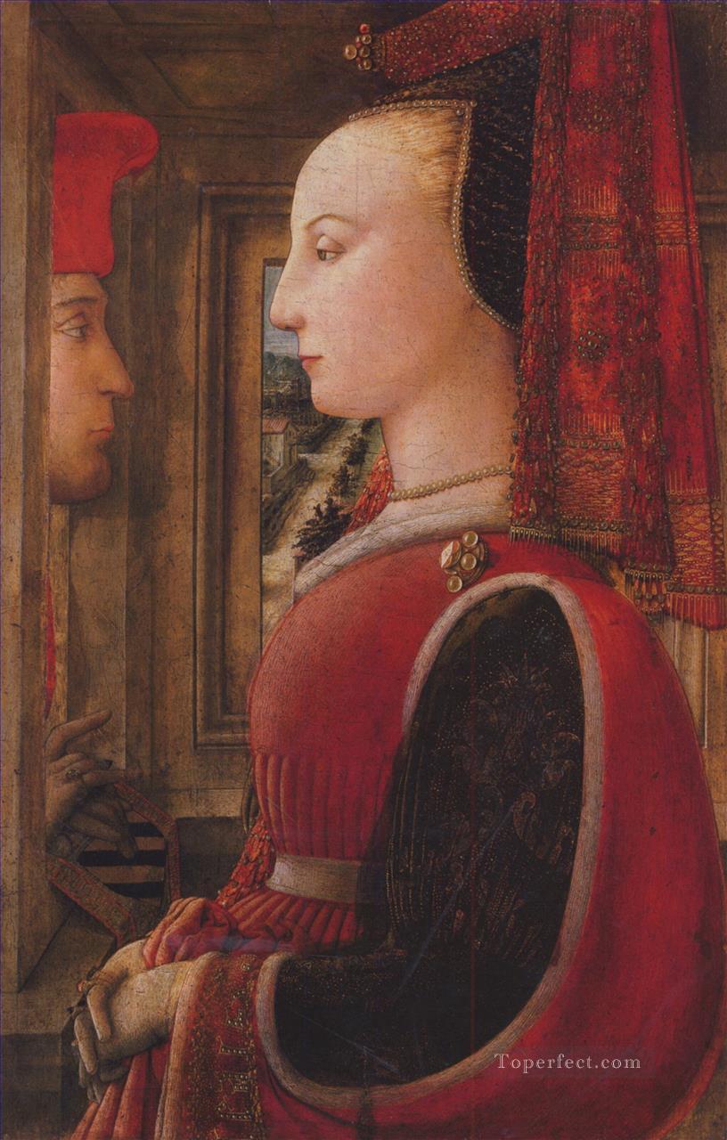 Dos figuras Christian Filippino Lippi Pintura al óleo